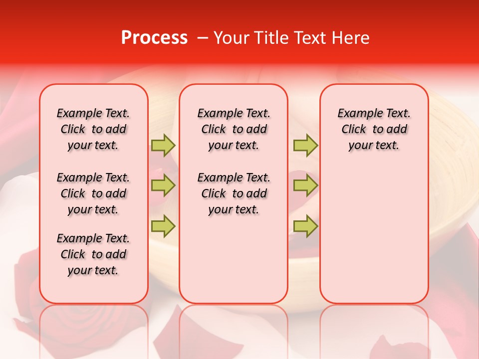 Rose Healing Wet PowerPoint Template