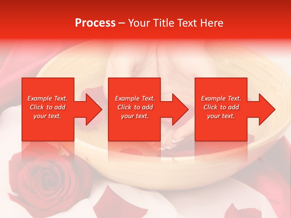 Rose Healing Wet PowerPoint Template