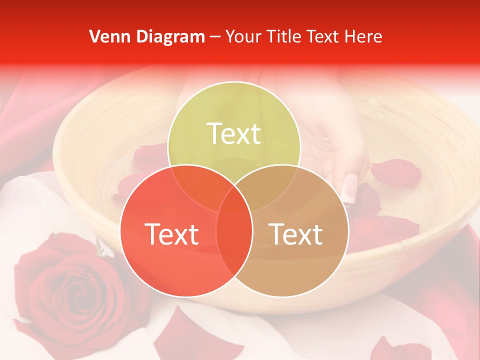 Rose Healing Wet PowerPoint Template