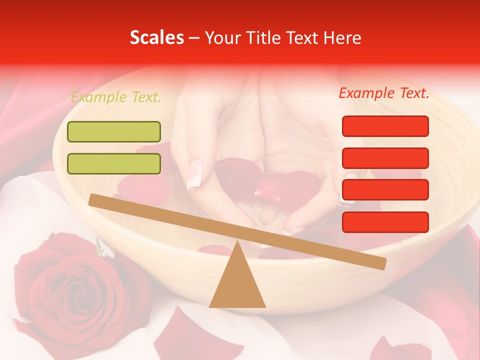 Rose Healing Wet PowerPoint Template