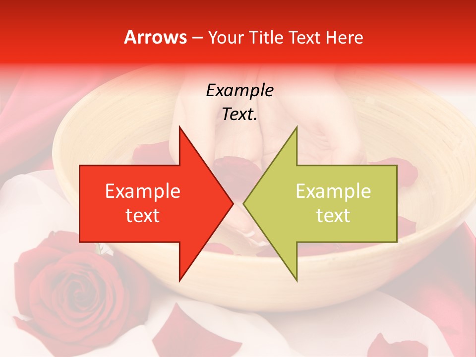 Rose Healing Wet PowerPoint Template