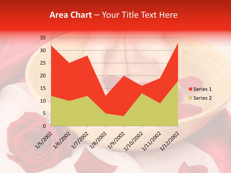 Rose Healing Wet PowerPoint Template