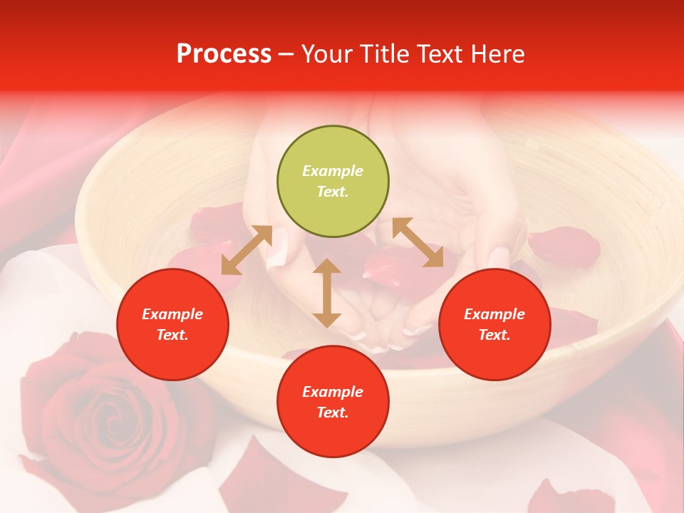 Rose Healing Wet PowerPoint Template