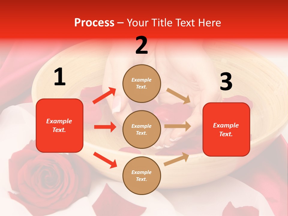 Rose Healing Wet PowerPoint Template