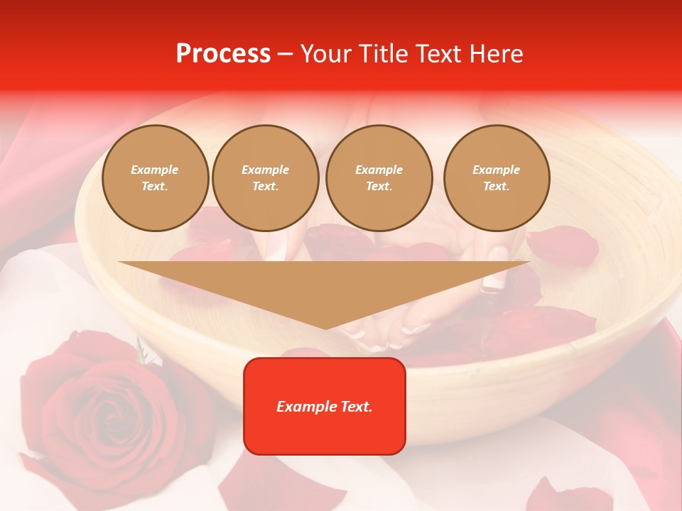 Rose Healing Wet PowerPoint Template