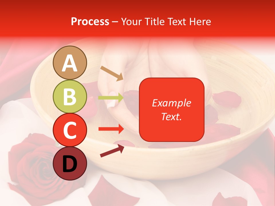 Rose Healing Wet PowerPoint Template