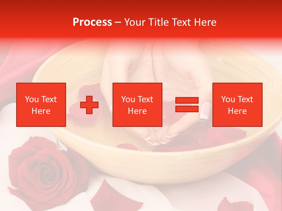 Rose Healing Wet PowerPoint Template