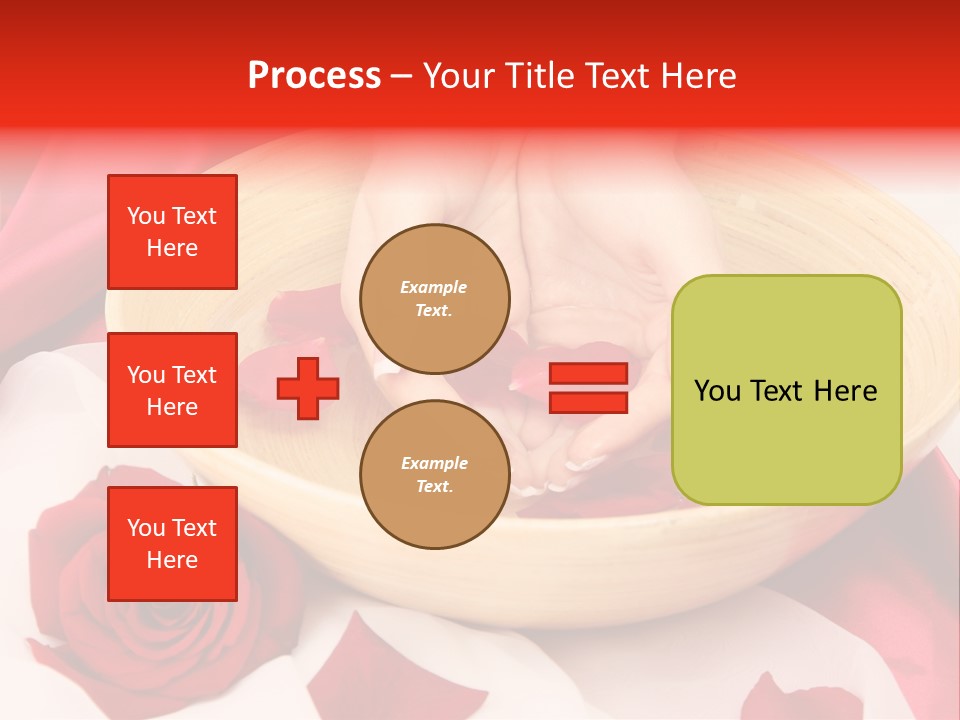 Rose Healing Wet PowerPoint Template