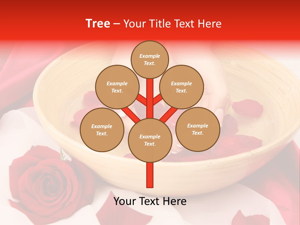 Rose Healing Wet PowerPoint Template
