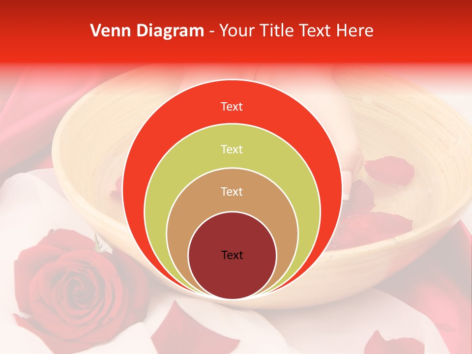 Rose Healing Wet PowerPoint Template