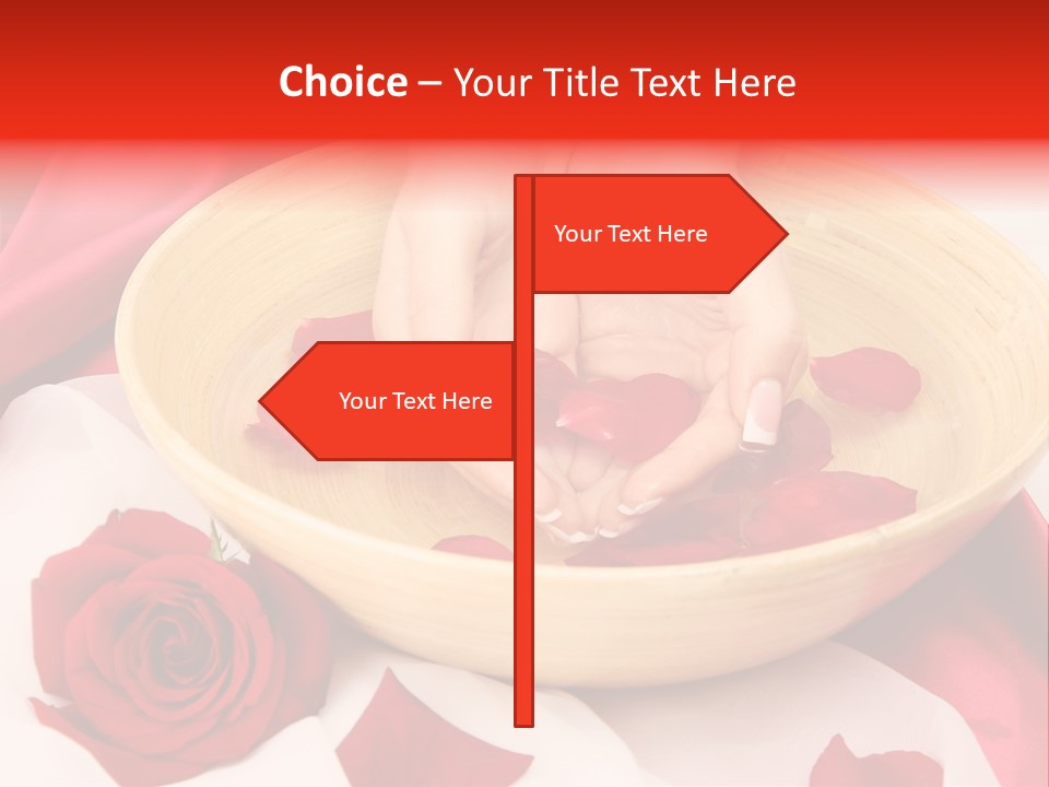 Rose Healing Wet PowerPoint Template