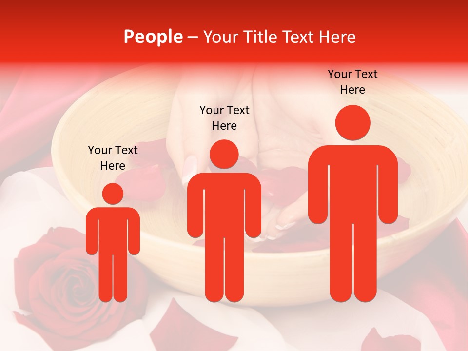 Rose Healing Wet PowerPoint Template