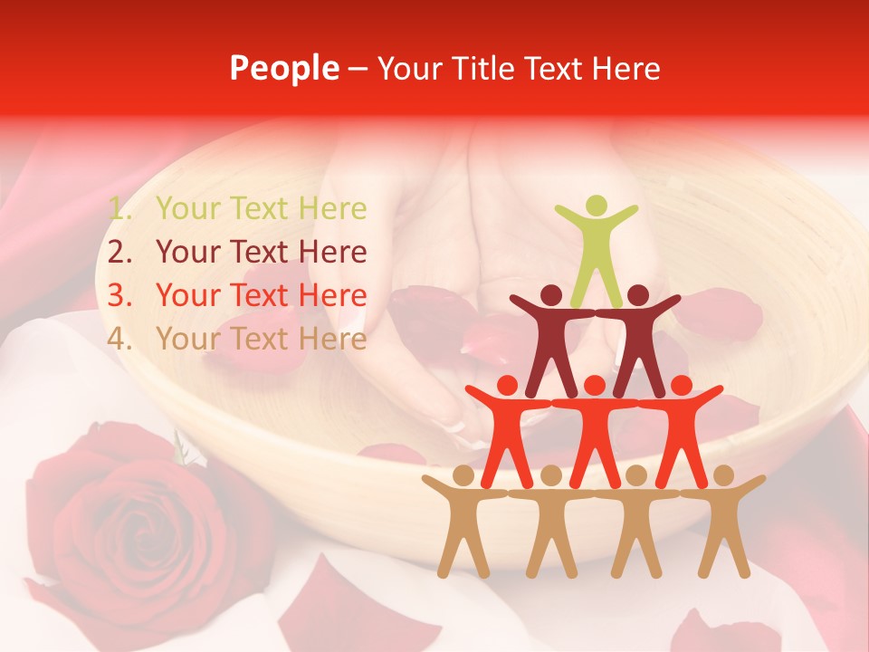 Rose Healing Wet PowerPoint Template