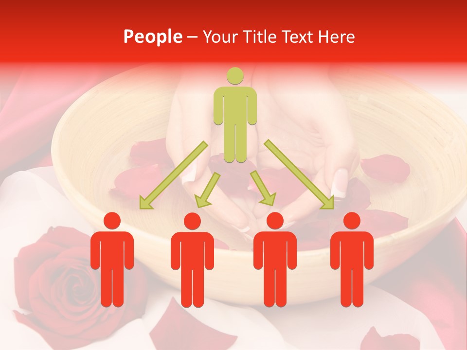 Rose Healing Wet PowerPoint Template