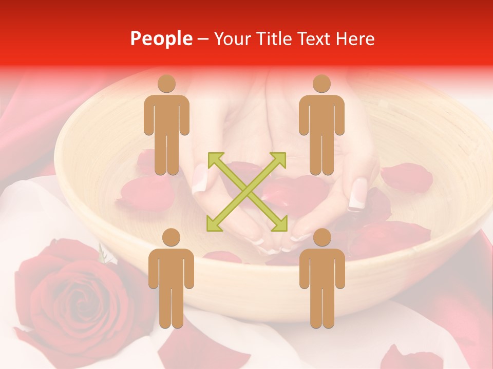 Rose Healing Wet PowerPoint Template