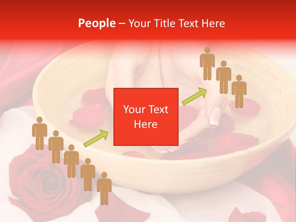 Rose Healing Wet PowerPoint Template