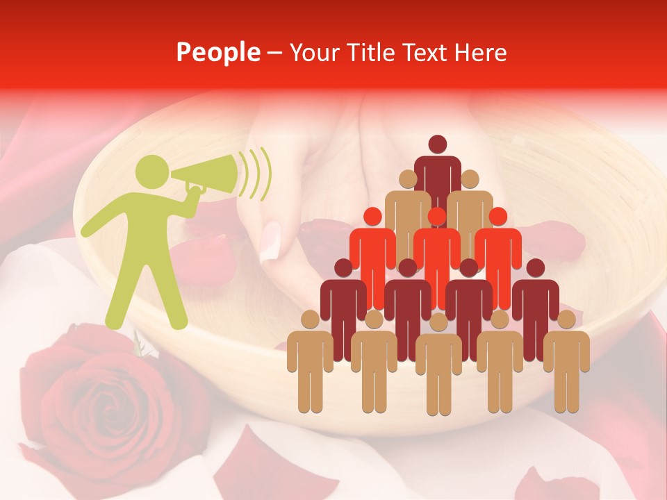 Rose Healing Wet PowerPoint Template