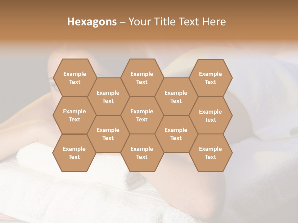 White Flower Lying PowerPoint Template