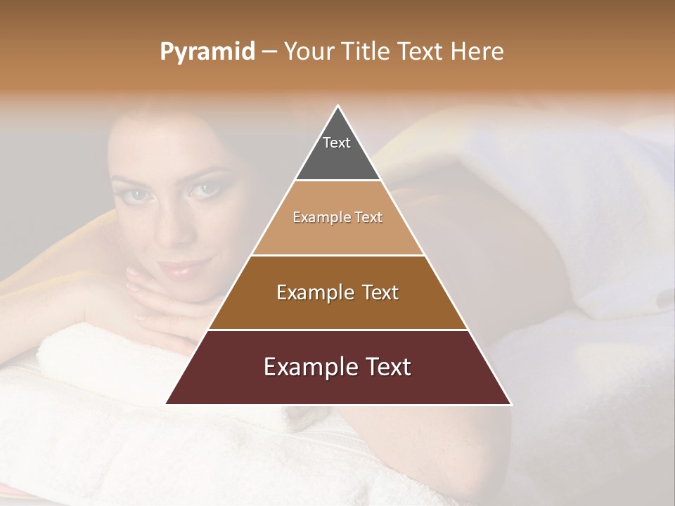 White Flower Lying PowerPoint Template