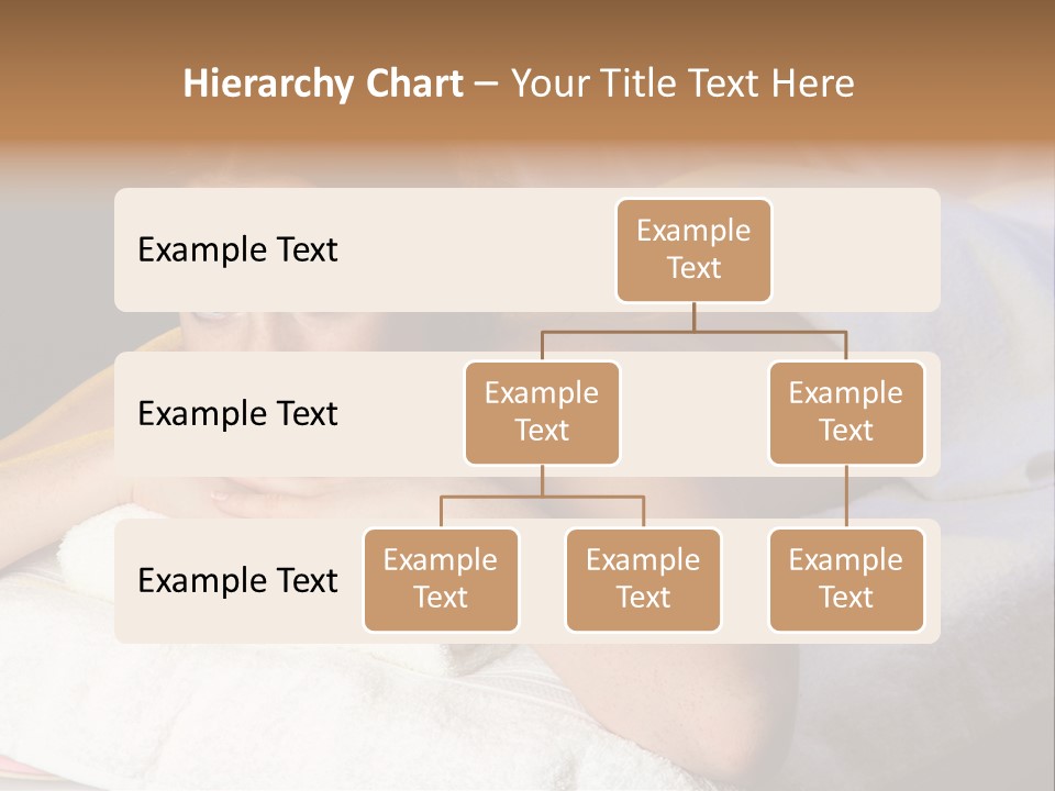 White Flower Lying PowerPoint Template