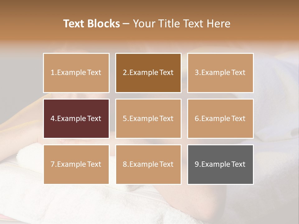 White Flower Lying PowerPoint Template