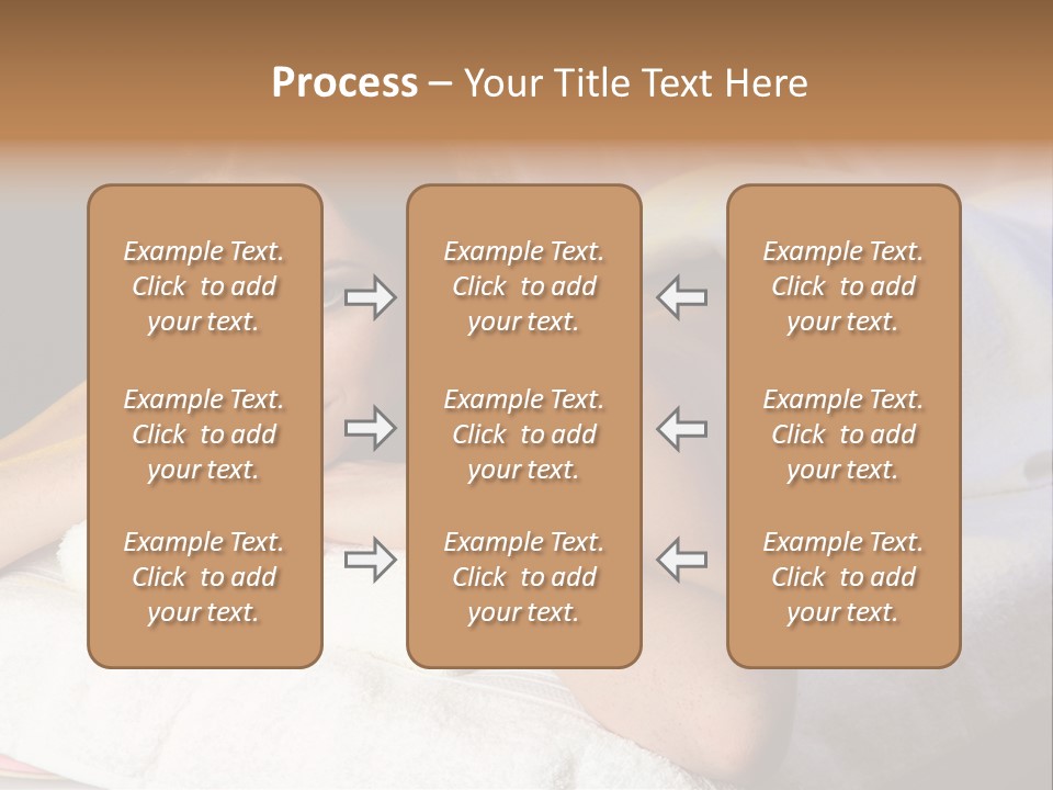 White Flower Lying PowerPoint Template