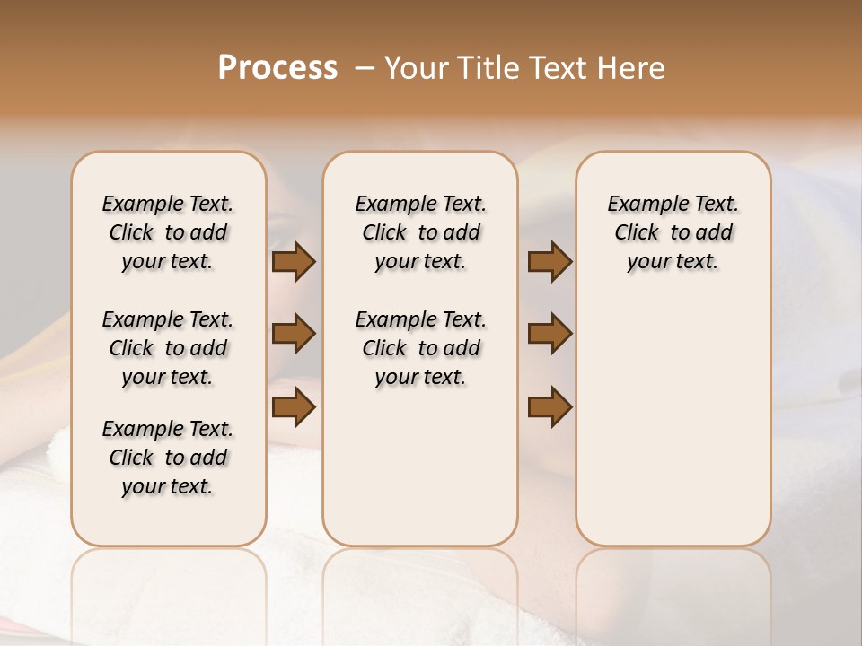 White Flower Lying PowerPoint Template