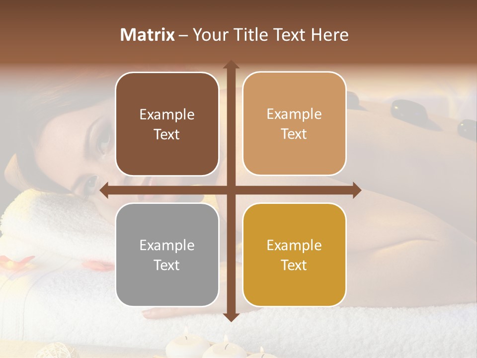 Massaging Female Massage PowerPoint Template