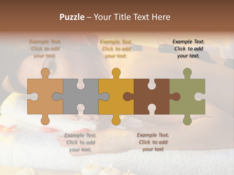 Massaging Female Massage PowerPoint Template