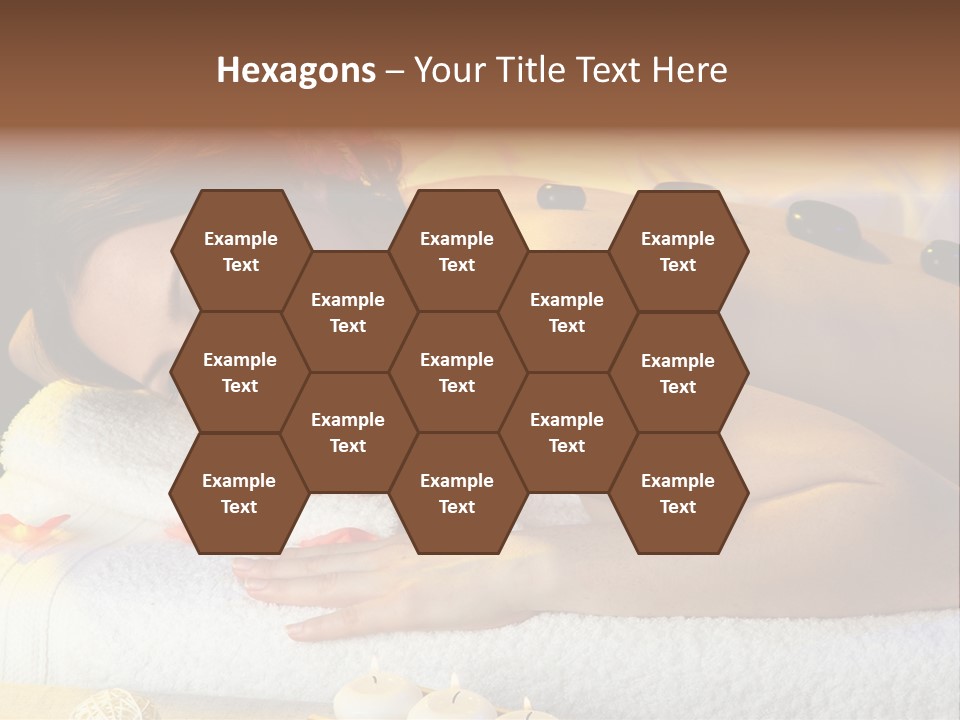 Massaging Female Massage PowerPoint Template