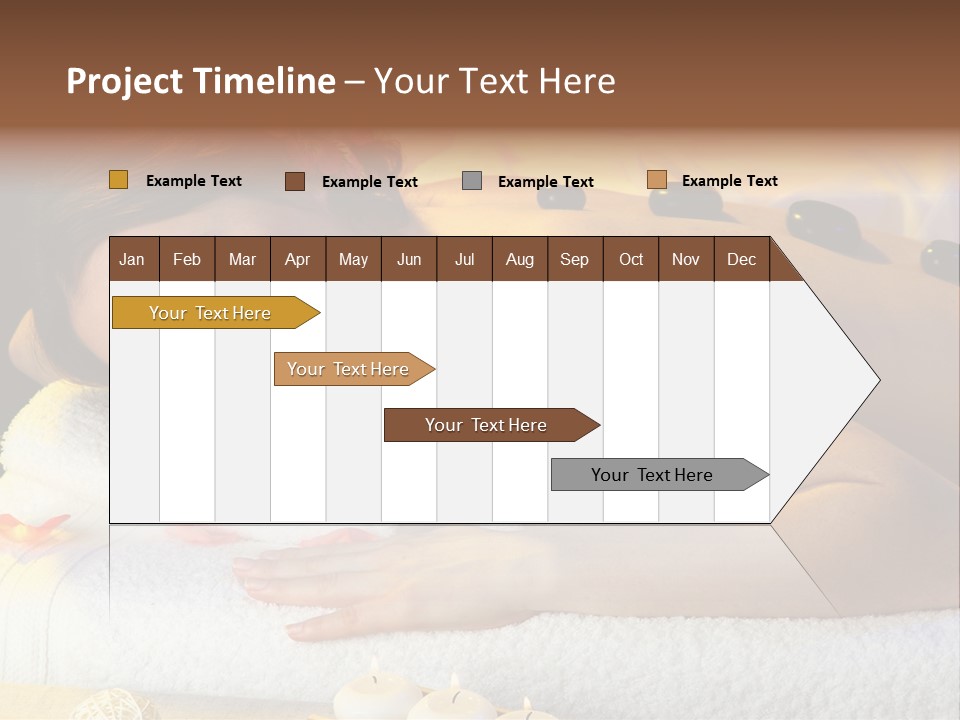 Massaging Female Massage PowerPoint Template
