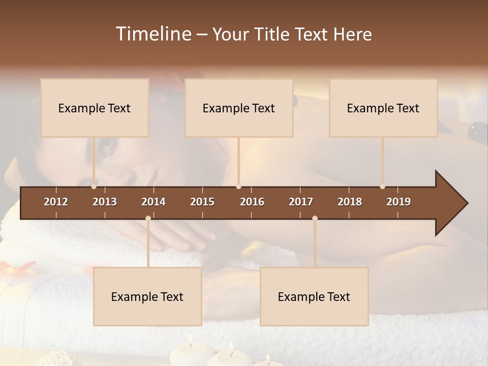 Massaging Female Massage PowerPoint Template