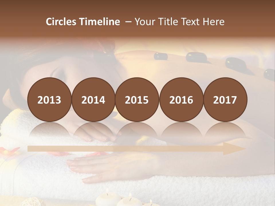 Massaging Female Massage PowerPoint Template