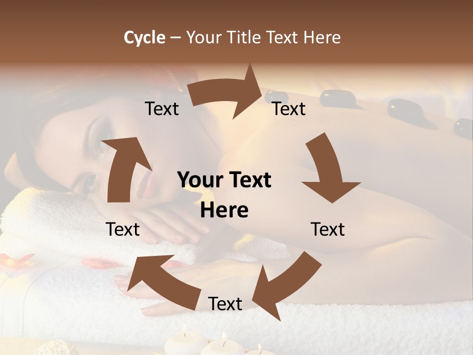 Massaging Female Massage PowerPoint Template