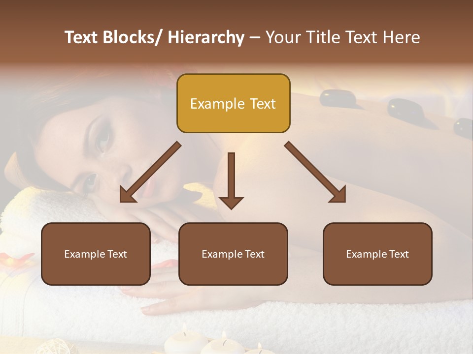 Massaging Female Massage PowerPoint Template