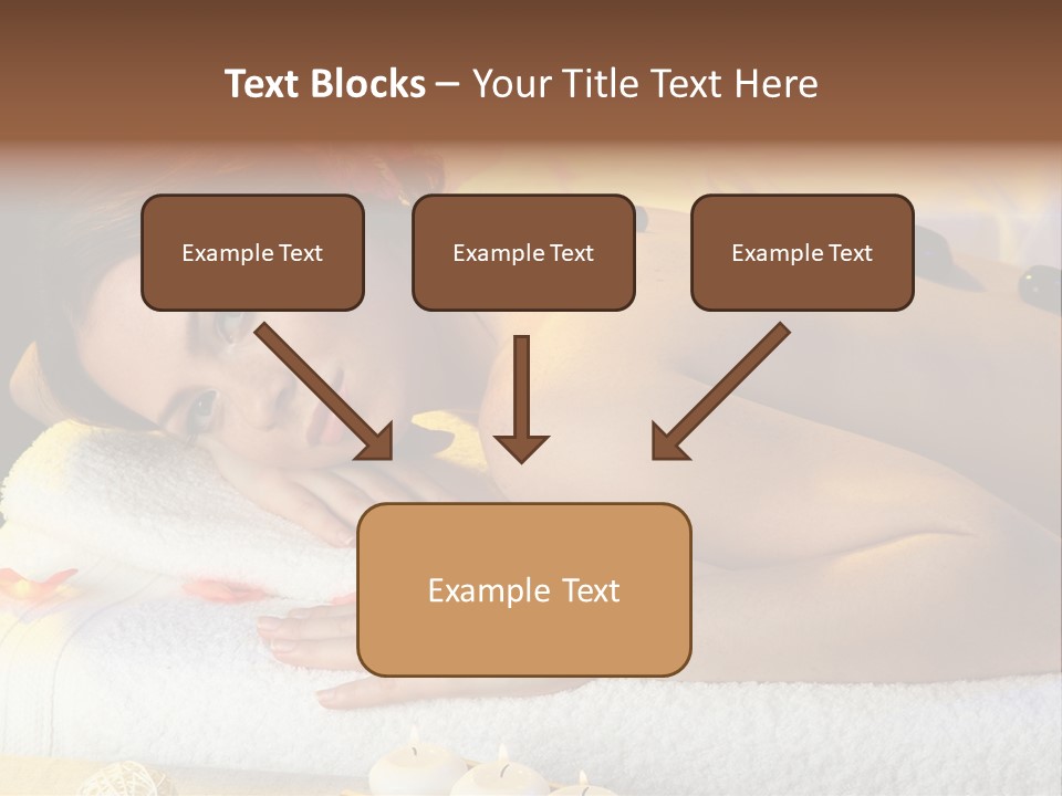 Massaging Female Massage PowerPoint Template
