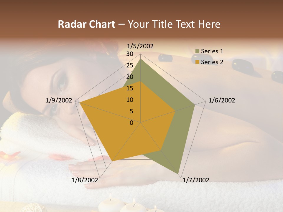 Massaging Female Massage PowerPoint Template