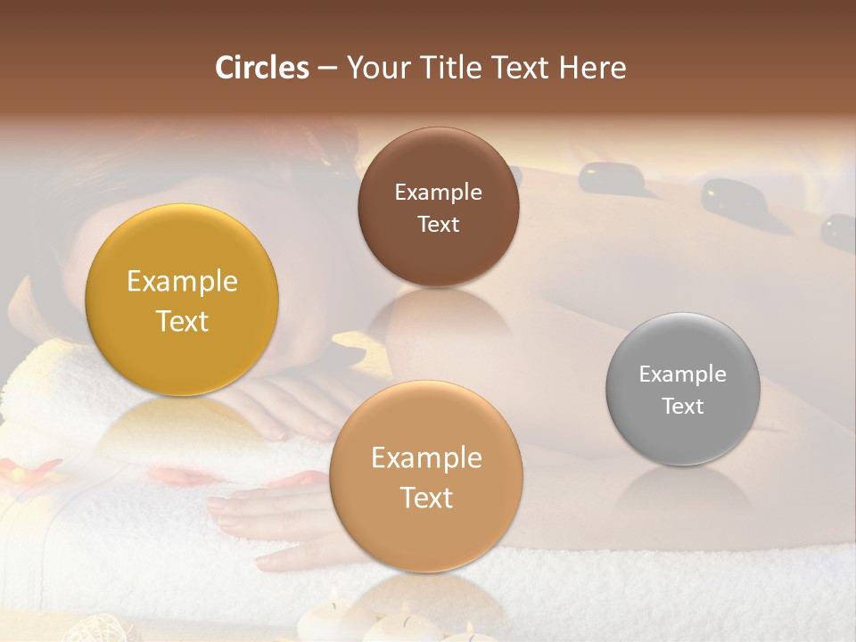 Massaging Female Massage PowerPoint Template