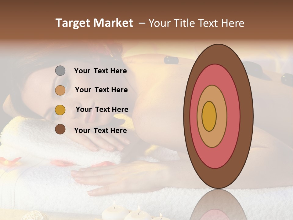 Massaging Female Massage PowerPoint Template