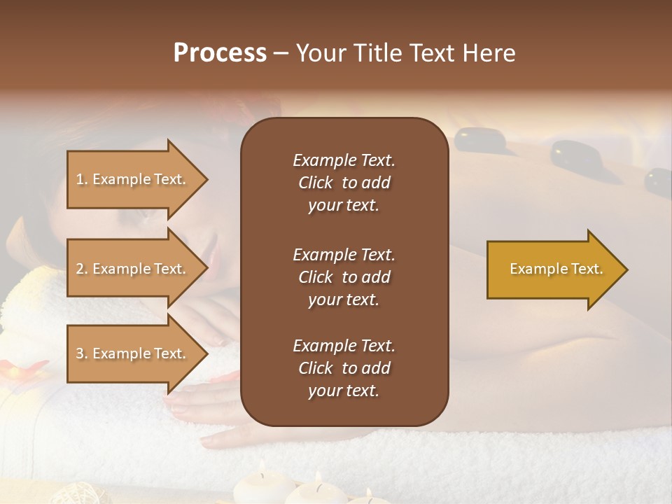 Massaging Female Massage PowerPoint Template