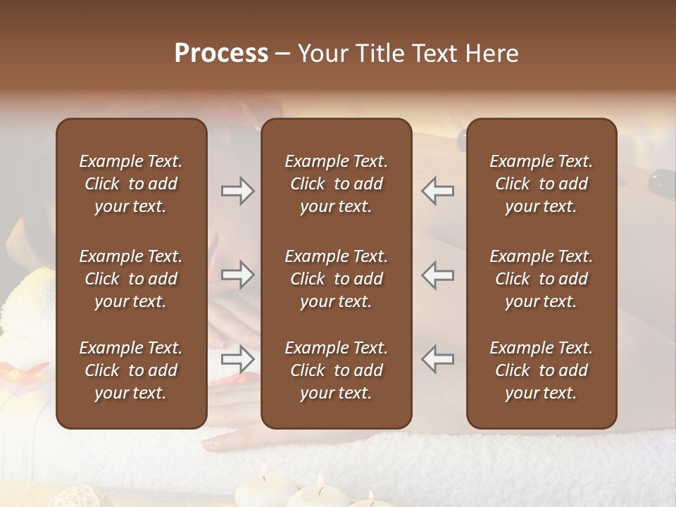 Massaging Female Massage PowerPoint Template