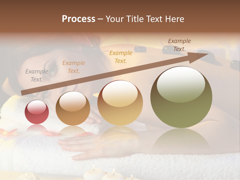 Massaging Female Massage PowerPoint Template