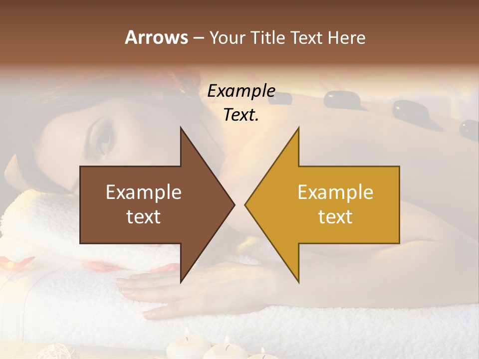 Massaging Female Massage PowerPoint Template