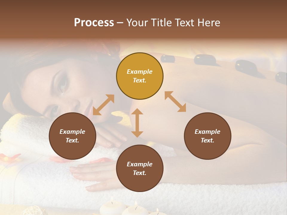 Massaging Female Massage PowerPoint Template