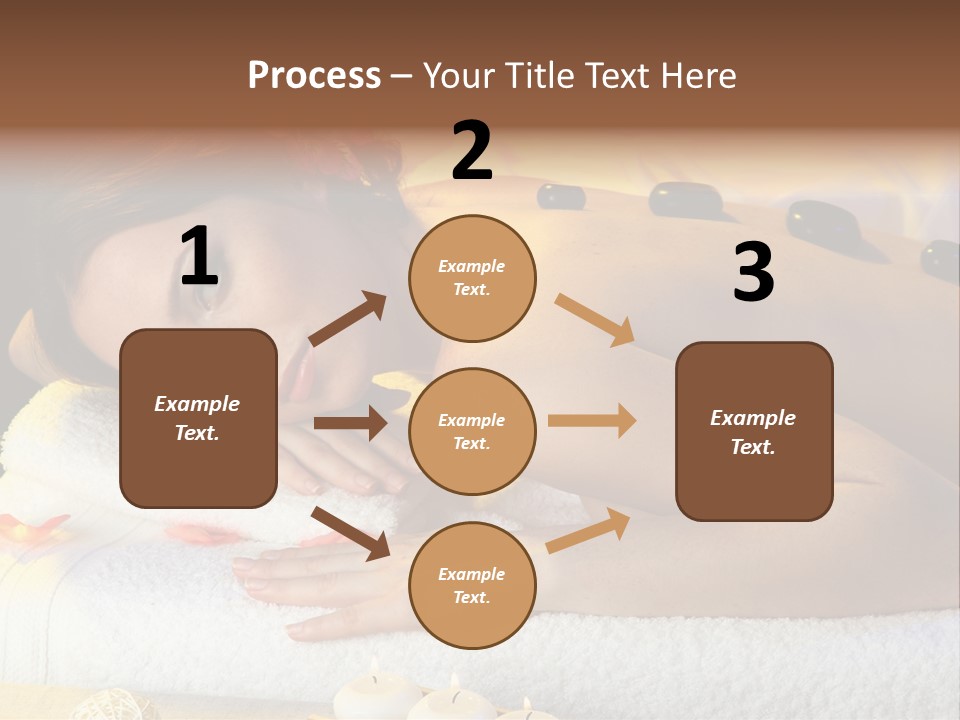 Massaging Female Massage PowerPoint Template