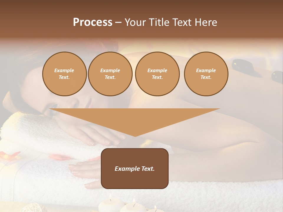 Massaging Female Massage PowerPoint Template