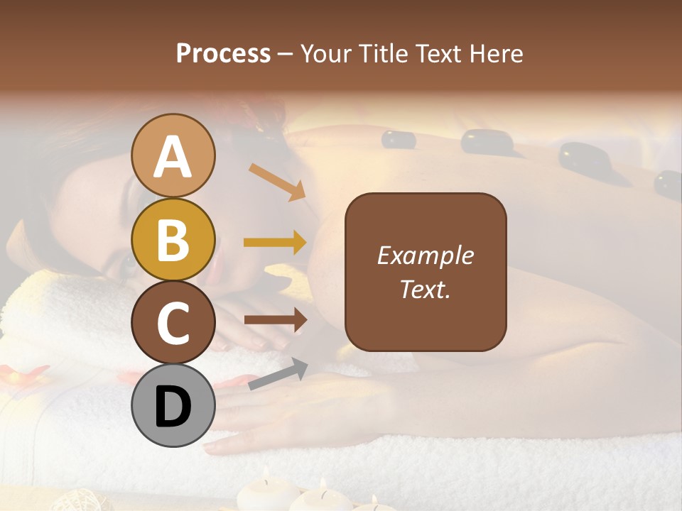 Massaging Female Massage PowerPoint Template