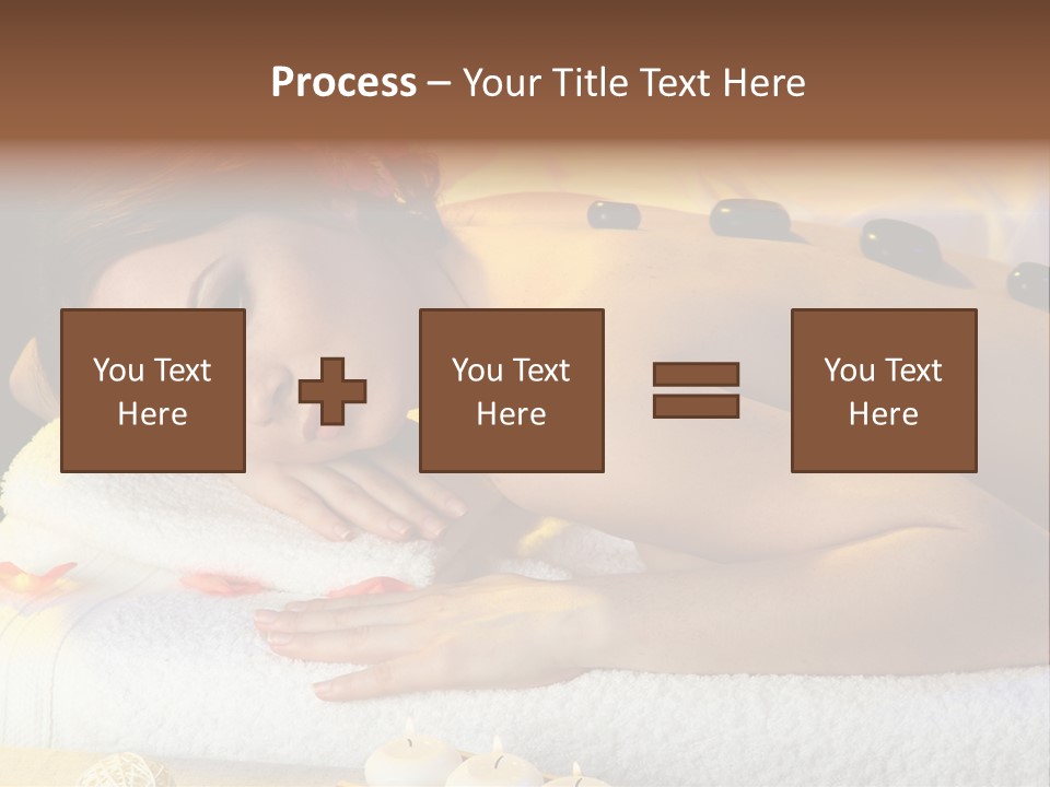 Massaging Female Massage PowerPoint Template