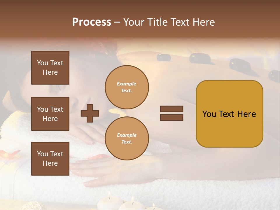 Massaging Female Massage PowerPoint Template