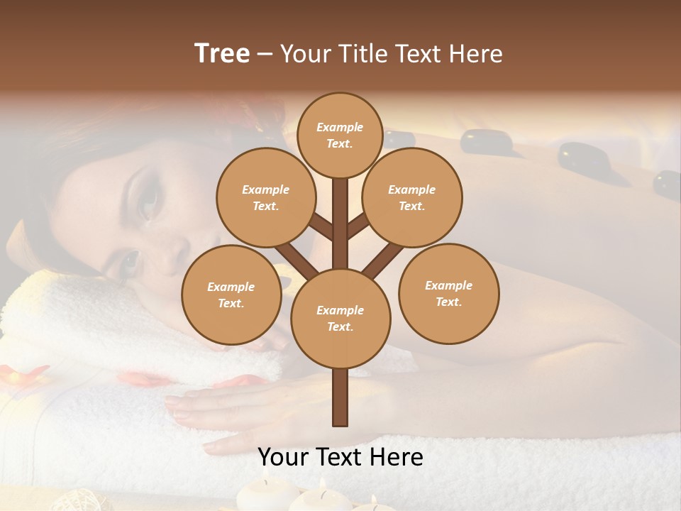 Massaging Female Massage PowerPoint Template